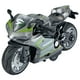 thumbnail image 1 of Motocicleta deportiva de aleación fundida 1/12, modelo de motocicleta con luz musical, colección de juguetes, decoración de vehículos, modelo de Hobby plata CUTICAT juguetes de fundición de motocicleta, 1 of 8