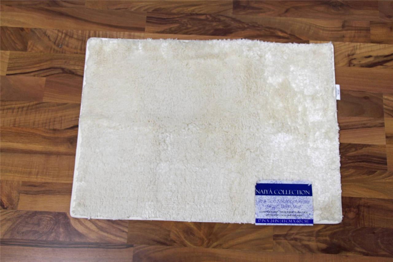 Persian Rugs 20x32 White Bath Mat