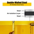 thumbnail image 3 of Chemical Storage Cabinet, 18.11"x 18.11"x 23", Anti-Static Grounding, Fireproof Cabinet, Safety Storage Unit, Lab, Shipyard, Factory​​, 3 of 7