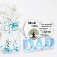 thumbnail image 2 of Gifts for Dad,Dad Birthday Gifts - Acrylic Heart Dad Plaque 3.9×3.7inch,Valentines Day Christmas Fathers Day Present for Dad from Daughter Son Wife,Memorial Gifts for Loss of Dad, 2 of 4
