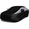 thumbnail image 1 of Housse de Voiture Titan Jet Black Poly 210T pour Berlines Compactes 447-470 cm. Imperméable, Protection UV, Résistante aux Rayures, Ouverture Zippée Côté Conducteur. Convient à Corolla, Sentra, Cruz et Plus., 1 of 8