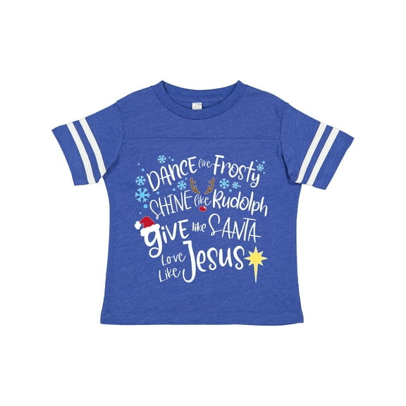 Inktastic Dance Like Frosty, Shine Like Rudolph, Give Like Santa Boys or Girls Toddler T-Shirt