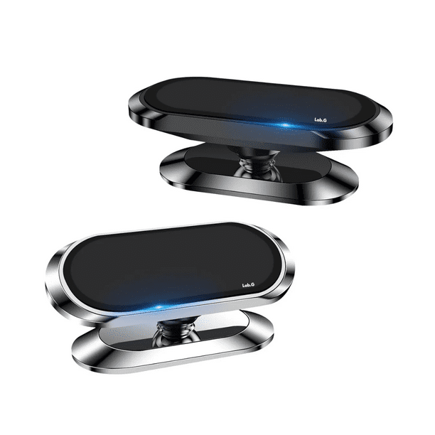 Soporte Magnético Celular Para Auto,base Para Celular Coche 2 Pack Lab.G, Negro