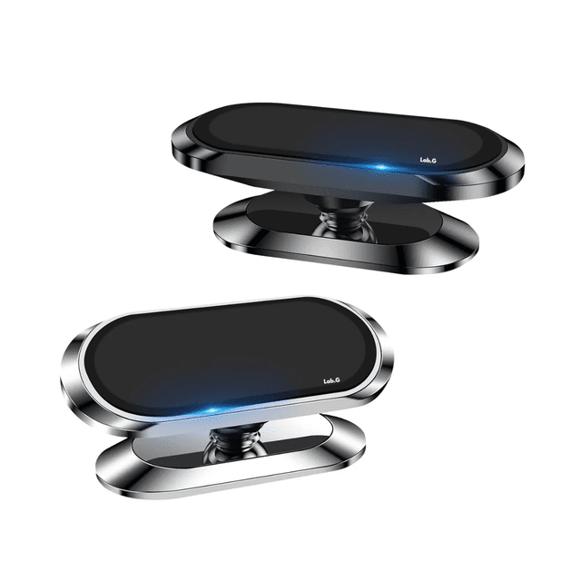 Soporte Magnético Celular Para Auto,base Para Celular Coche 2 Pack Lab.G, Negro
