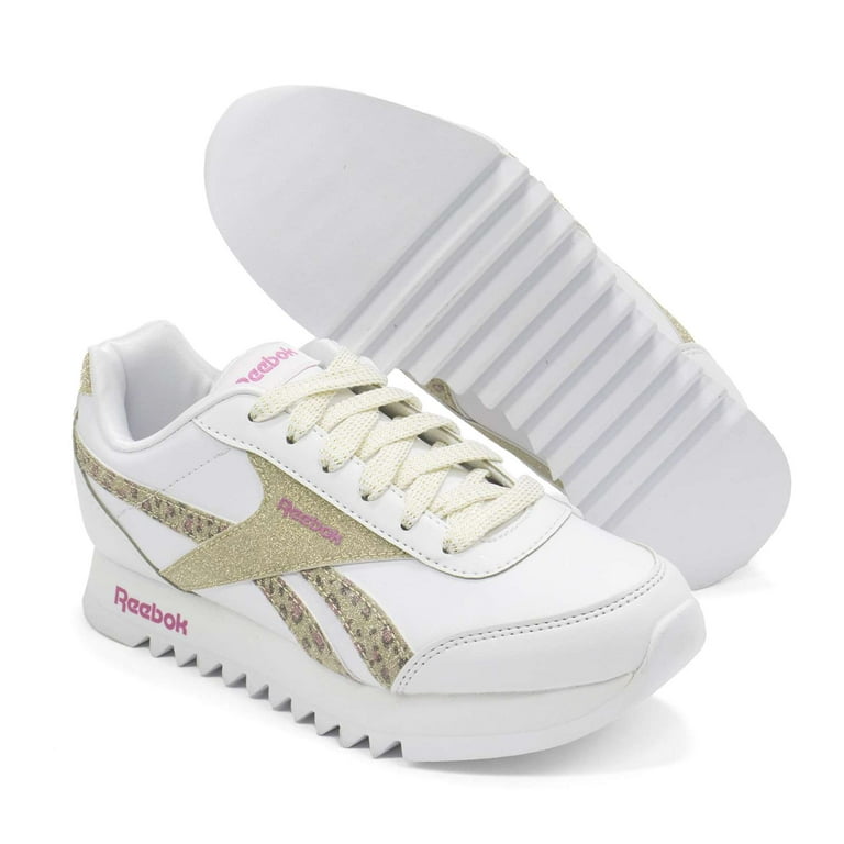 Snel Betrouwbaar staan Reebok Girls Royal Classic Jogger 2.0 Platform Sneaker, White \ Gold  Metallic,5 M US - Walmart.com