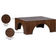 thumbnail image 6 of Meridian Furniture Arch Brown Coffee Table, 6 of 6