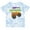 Tie Dye Blue, variant on Inktastic Happy Halloween-monster Truck with Pumpkins, Bats, Cat,and Ghost Boys or Girls Toddler T-Shirt