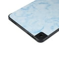 thumbnail image 6 of SaniMore Tri-fold Stand Case for Samsung Galaxy Tab A7 Lite 8.7" 2021 Model (SM-T220/T225), PU Leather Marble Skin Shockproof TPU Back [Auto Wake/Sleep + Pen Holder] Full Protective Shell, Blue, 6 of 8