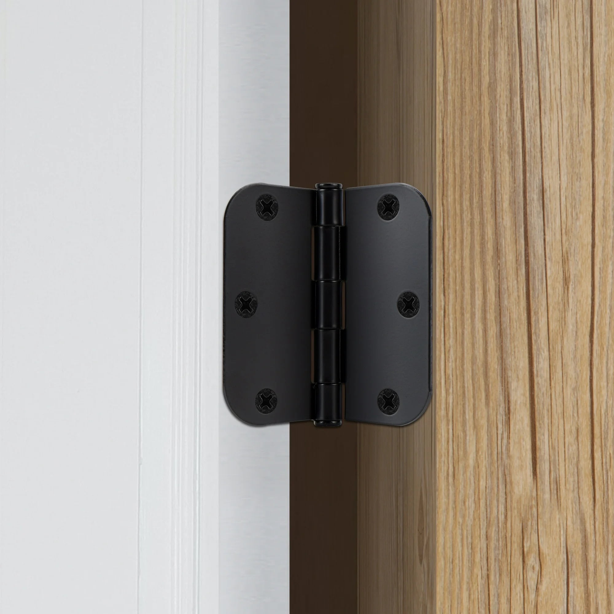 (2 pack) Hyper Tough 3-1/2 in. x 5/8 in. New Oil Rubbed Bronze Squeak-Free Door Hinge, 3-Pack