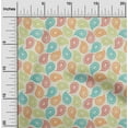 thumbnail image 2 of oneOone Cotton Poplin Beige Fabric Paisleys Sewing Craft Projects Fabric Prints By Yard 56 Inch Wide, 2 of 6