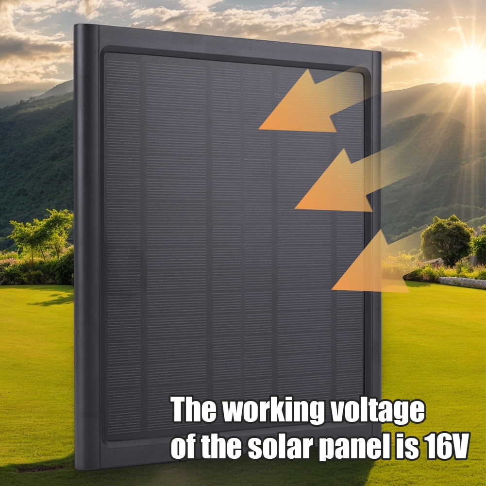 HUISZJ Solar panels, 16W 6V Solar Car Battery Charger Maintainer, Portable Solar Battery Maintainer for Car Automotive Boat Marine RV Trailer