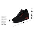 thumbnail image 4 of Womens Slip on Shoes Breathable Sneakers Inner Highten Insole Non Slip Shoes Low Top Casual Shoes, 4 of 8