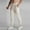 White, variant on Zylanna Men's Casual Pants, Stretchable Baggy Drawstring Waist with Pockets Comfortable Joggers for Winter Sports White
