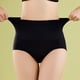 thumbnail image 3 of Ropa interior ajustada de cintura media ligera de verano para mujer, ropa interior triangular suave sin costuras (negro),XL, 3 of 5