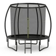 thumbnail image 1 of Gymax 12FT Recreational Trampoline w/ Ladder Enclosure Net Safety Pad Outdoor Black, 1 of 10