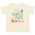 thumbnail image 3 of Inktastic Nanny and Papa Love Me Boys or Girls Toddler T-Shirt, 3 of 5