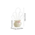 thumbnail image 3 of MMJ Wall Mounted Flower Pot No Drill Faux Rattan Hanging Vase for Living Room Garden 14.2x5.9x2.4in, 3 of 6