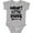 AC-Heather Grey, variant on Mama's Little Dude with Arrow Boys Baby Bodysuit