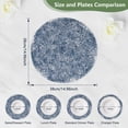 thumbnail image 2 of VCVCOO Round Braided Placemats Set of 4 Place mats for Dining Tables Woven Heat Resistant Table Mats 15 inch Blue, 2 of 11
