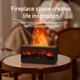 thumbnail image 3 of Fireplace Aroma Diffuser with Simulated Flame Effect, Ultrasonic Flame Humidifier with 7-Color Ambient Light, Essential Oil Diffuser with Remote Control & Timer, Quiet Diffuser for Home Office, 3 of 8