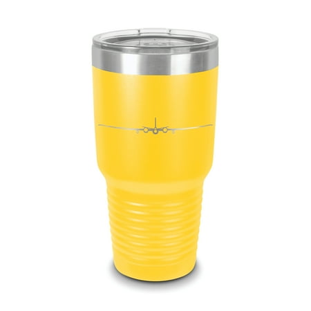 

RB-57 Tumbler 30 oz - Laser Engraved w/ Clear Lid - Polar Camel - Stainless Steel - Vacuum Insulated - Double Walled - Travel Mug - rb57 strategic reconnaissance aircraft