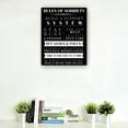 thumbnail image 6 of Addiction Recovery Wall Art Rules of Sobriety Motivational Quote Poster Nature Living Room Prints Contemporary Bedroom Decor for Kitchen, 6 of 6