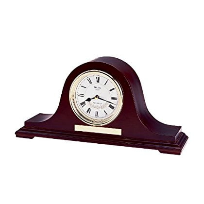 Bulova B1929 Annette II Chiming Clock, Mahogany