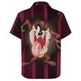 thumbnail image 4 of Looney Tunes Taz-Mania Mens Hawaiian Shirt Summer Casual Short Sleeve Button Down Beach Shirts, 4 of 7