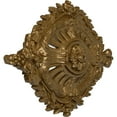 thumbnail image 3 of 35 7/8"W x 22 1/2"H x 4 3/8"P Antonio Ceiling Medallion, Hand-Painted Pale Gold, 3 of 6