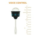 thumbnail image 2 of Mistaha Colorful LED Ambient Light with Sound Control and Music Rhythm, RGBW Decorative Lamp for Bedroom, Voice Activated, Colorful Lighting Effects, Flexible Tube Design, Music Sync, Non-Bluetooth,, 2 of 6