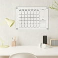 thumbnail image 1 of RKSTN Weekly Planning Note Board Hanging Erasable Acrylic Weekly Plan Note Board Lanyard Message Board Monthly Plan Memo Board 5ml, 1 of 4