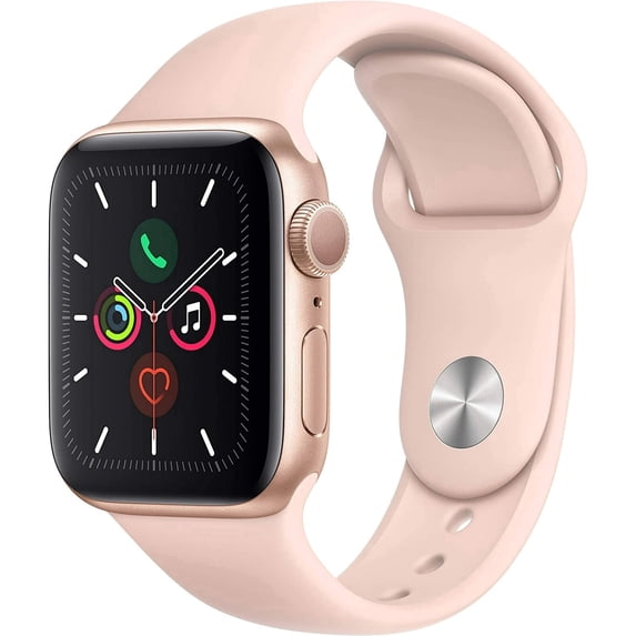 Pre-Owned Apple Watch Series 4 (GPS, 40mm) - Gold Aluminum Case with Pink Sand Sport Band - Used