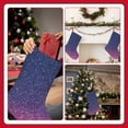 thumbnail image 7 of Vsdgher Violet Glitter Christmas Stockings 18 inch Large Kids Stocking Bags Hanging Socks for Christmas Decor Decorations, 7 of 7
