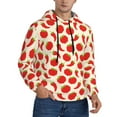 thumbnail image 2 of Fotbe Men's Hoodie with Tomatoes And Chili Pattern - Kangaroo Pocket Pullover Hooded Sweatshirt, Perfect for Daily Wear, Travel, and Home-4X-Large, 2 of 7