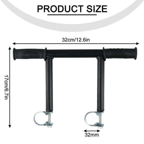 32*17Cm Camping Trolley Handlebar Wagon Cart Handlebars Extenders Camping Garden Trolley Stroller Handle Brackets 32 Mm Fangkenuo