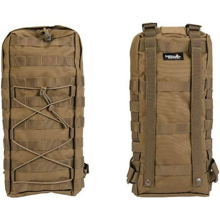 Military Hydration Backpack with 3L Leak-Proof Hydration Water Bladder Survival Day Bag Pack for Cycling Hiking Climbing Hunting Outdoor Gear Molle Webbing and Removable Straps