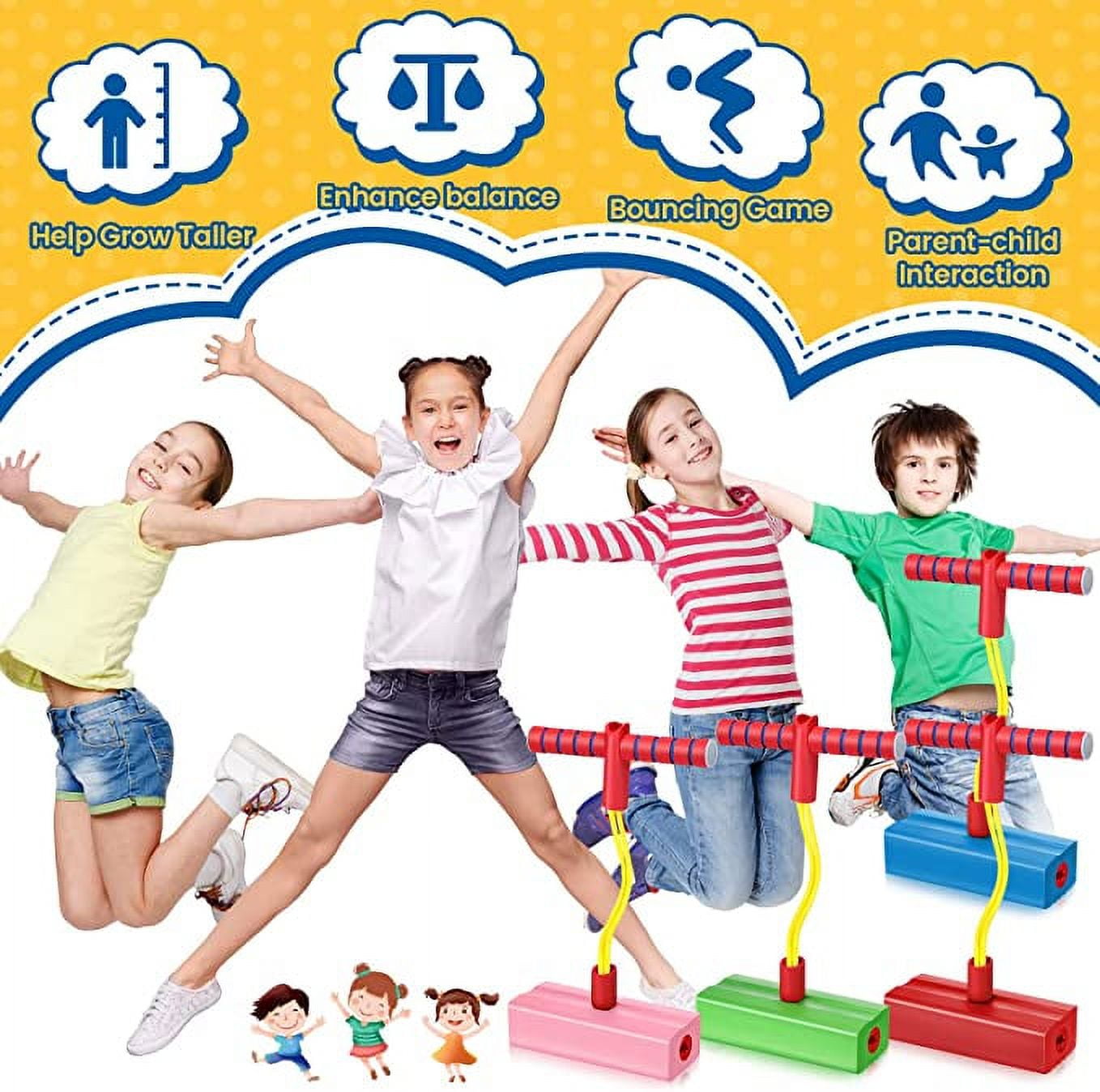 Foam Pogo Stick Jump For Kids Indoor Outdoor Toys For Children Fun Boys  Girls Sport Games Juguetes Niños 3 5 6 7 8 10 Años - Realistic Reborn Dolls  for Sale
