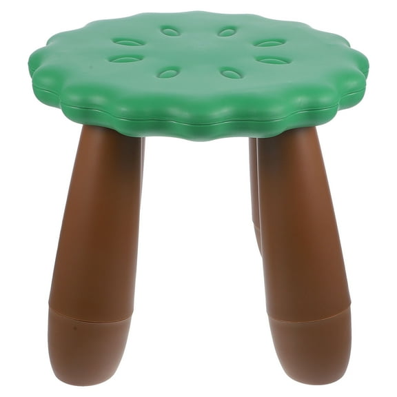 MOKKHNB Household Plastic Step Stool Green Square 1Pack 10.6x9.8in