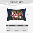 thumbnail image 6 of Bixox Summer Birds and Flowers Printed Pillow Protector,Super Soft Ideal for Home,Guests,Rentals - 14"x20", 6 of 8