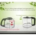 thumbnail image 3 of Glass Carafe Replacement Compatible with Mr Coffee 12 Cup Machine # RF, PC,SC,MMX,MSX, BVMC-RF300, BVMC-MSX23-NLY, BVMC-MMX23,BVMC-SC12BL1-2,BVMC-PL12BL1-NP,BVMC-EM100 Series, 3 of 4