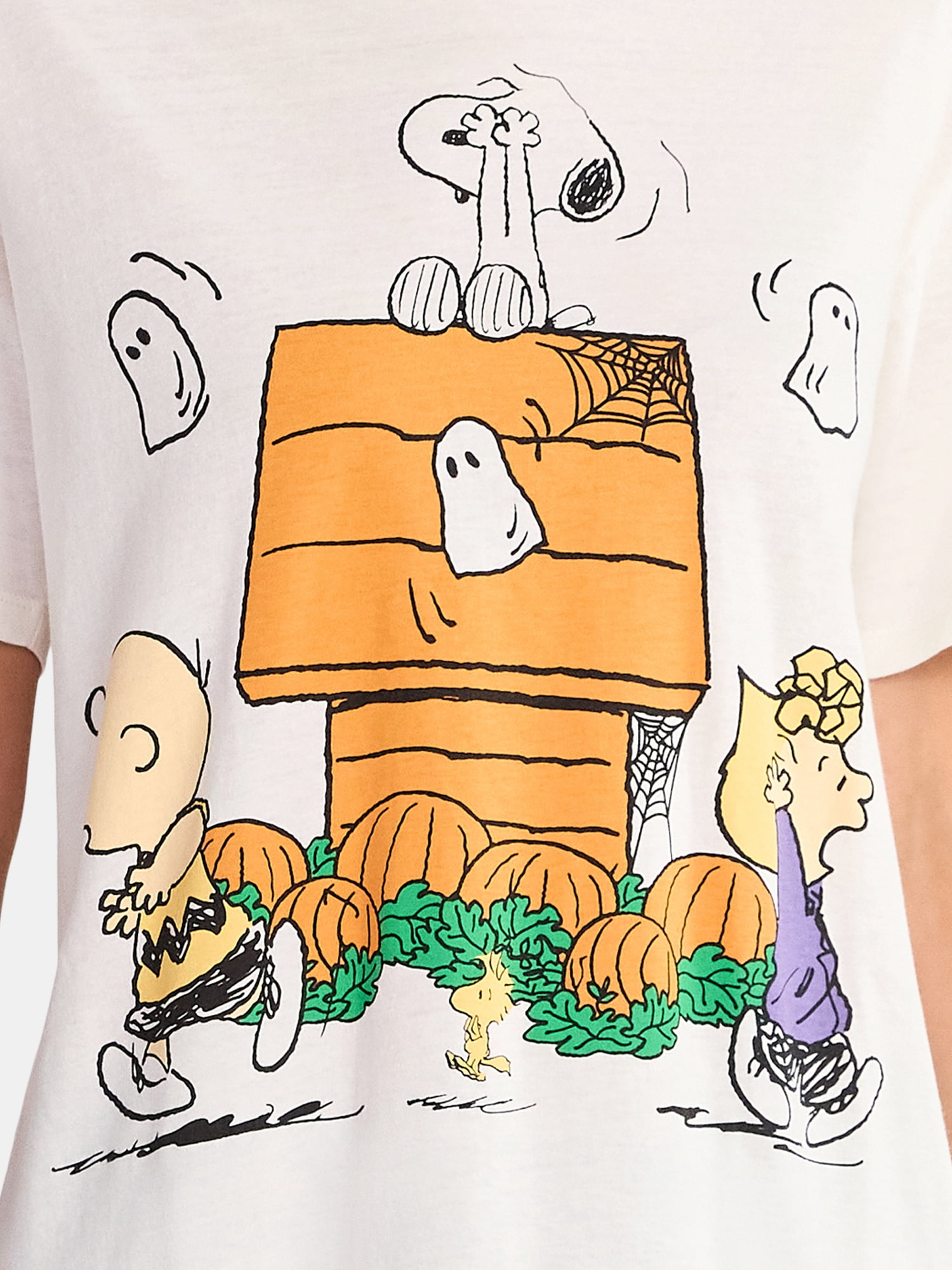 Peanuts Women's Halloween Graphic Tee, Sizes XXS-XXL