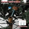 thumbnail image 4 of Artificial Pre-lit Christmas Tree, Green PVC PE Full Christmas Tree for Home, Office, and Xmas Party Décor, Includes Stand, 4 of 9