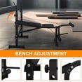 thumbnail image 4 of GloryStar Workout Bench Set with Squat Rack, Olympic Adjustable Bench Press for Home Gym, Includes Preacher Curl Pad and Leg Developer Attachment, 4 of 6