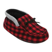 Boys' Dearfoams Holiday Moc Bootie Slipper