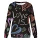 thumbnail image 3 of Gibobby Sudaderas con cremallera Mujer Ocio Día de San Valentín Impresión Festival Diario Presidente Manga Cuello Redondo Sudadera Top (Anaranjado, XXL), 3 of 4