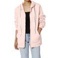 thumbnail image 1 of TheMoogan Women's Essential Full Zip Cotton Fleece Hoodie Sweatshirt Relaxed Track Jacket, 1 of 7