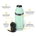 thumbnail image 2 of RTIC Stainless Steel Insulated Bottle Chiller with Lid, Fits 12oz or 16oz, Fresh Mint, 2 of 5