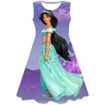 thumbnail image 1 of Vestido de princesa Jasmine de Disney para niñas pequeñas, vestidos de fiesta de cumpleaños para niñas, vestidos de actuación de Halloween para niños, disfraces 3T Gao Jinjia LED, 1 of 2