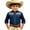Navy, variant on Toddler Kids Girls Boys Shirt Tops Long Sleeve Fashion Chest Print Casual Collar Shirt Tshirt Tops 10-11 Years