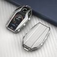 thumbnail image 2 of Convient pour BMW 7 Series Key Cover 740 pour Smart New 5 Car Key Bag Buckle Shell, 2 of 6
